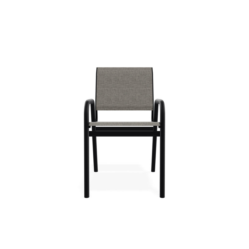 Chaise bistro Gardenella, Noir, Tempête