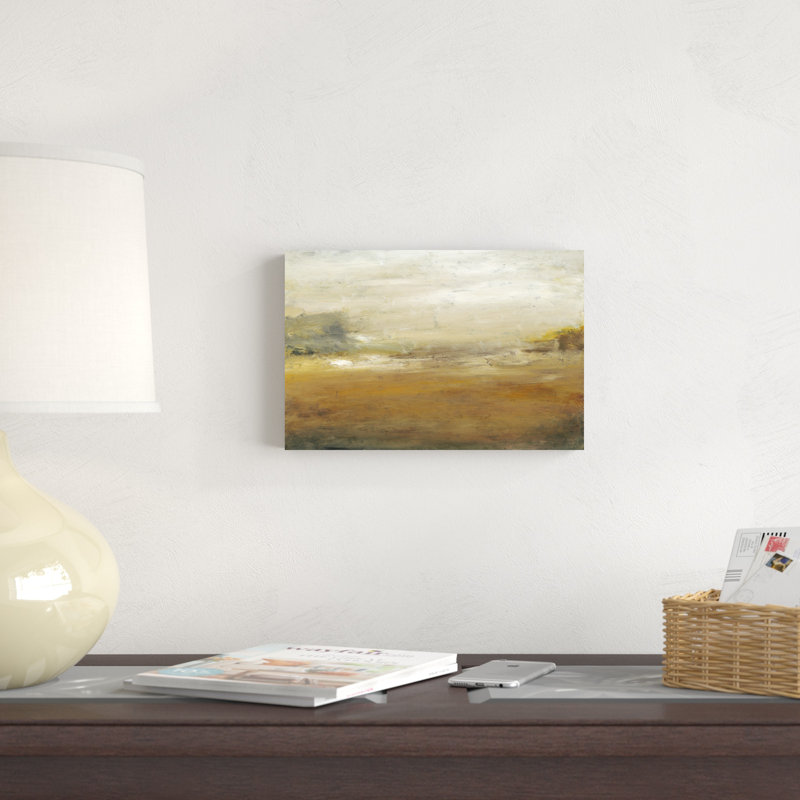 «Le long de l'île II», peinture sur toile, H 8 po x l 12 po