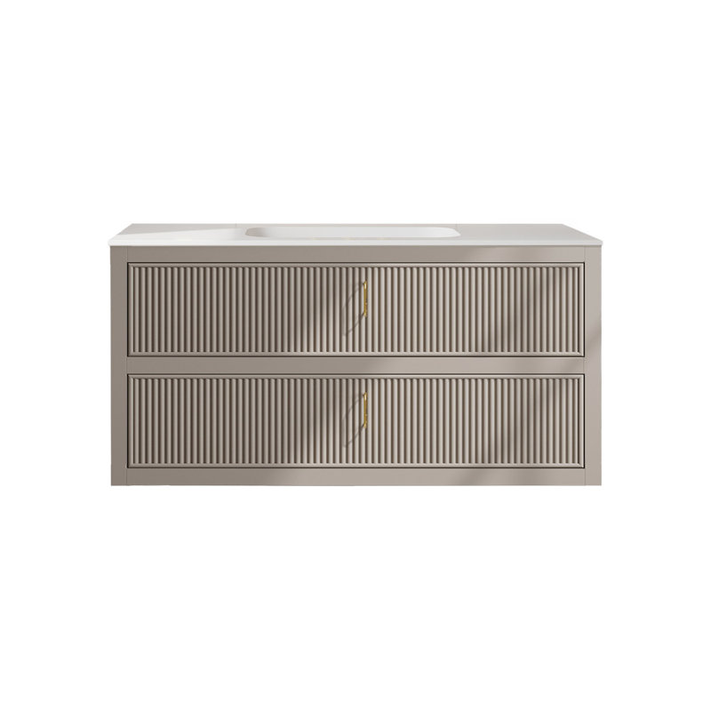 Meuble-lavabo suspendu 2 tiroirs IVOIRE-48-M037