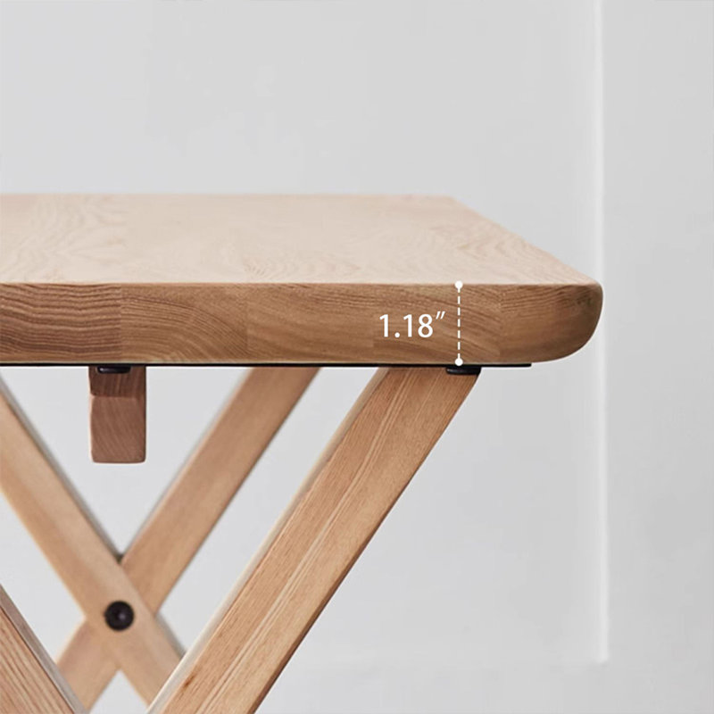 Banc en bois massif Burlywood