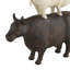 Sculpture décorative d'animaux de ferme empilés en pierre synthétique-86642907-86642906