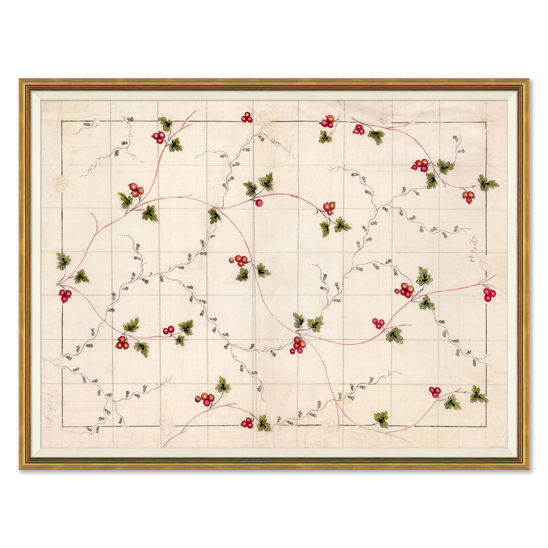 «Antique Floral Vines I»