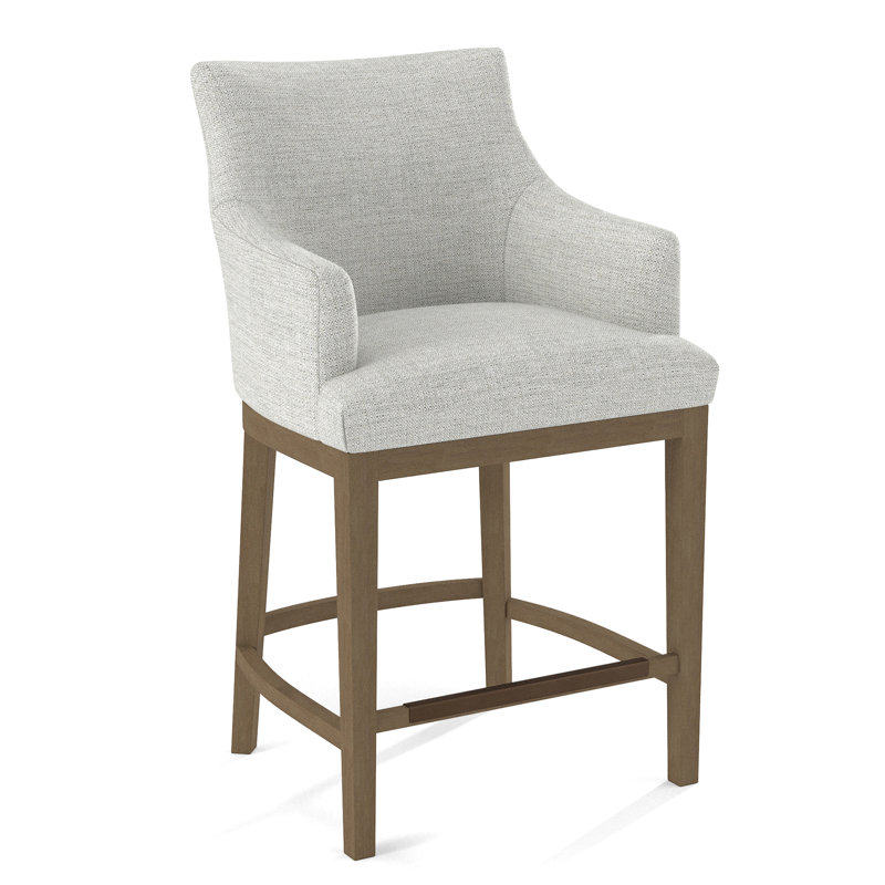 Upholstered Counter Stool, Weathered Gray, 61703-88