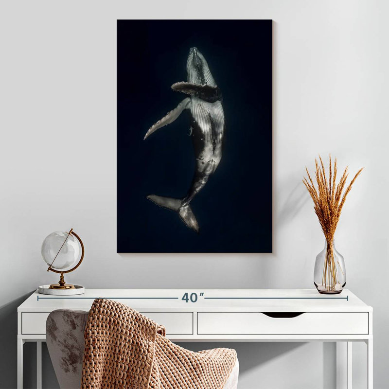 Brampt Dancing Humpback Whale, 30" H x 20" W