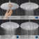 Euphoria Fixed 3-Setting Rain Shower Head Jet SmartRain Settings