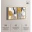 Ensemble de deux toiles « Gold that Remembers I & II » par Art Remedy, cadre noir, 10 x 15-1075258432-1075258446