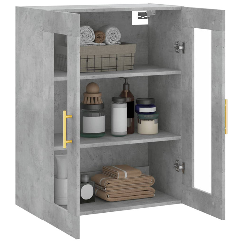 Maritxu Wall Bathroom Cabinet, Concrete Grey