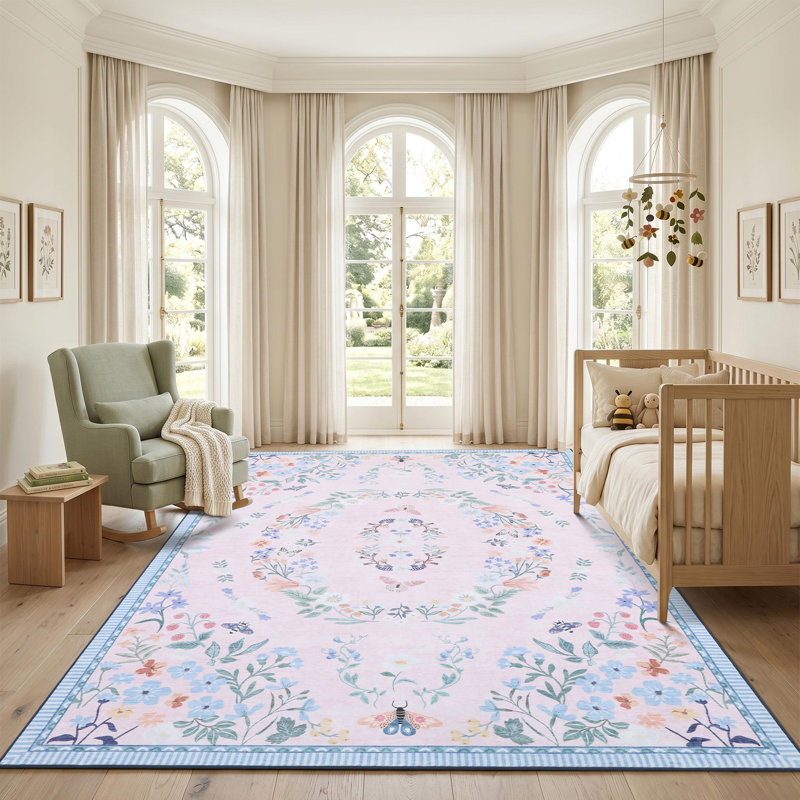 Tapis de jardin 5x7, Pink