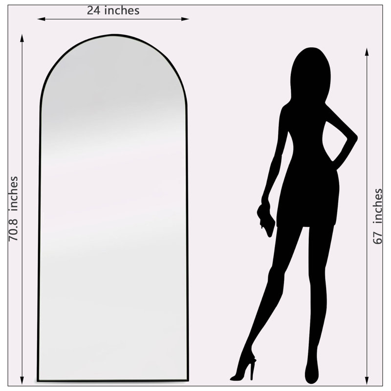 Miroir pleine grandeur 71 po x 24 po