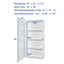 Armoire à pharmacie blanche en plastique 16 po x 26 po