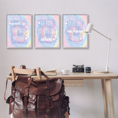«Speak Up», citations inspirantes «Tie Dye»