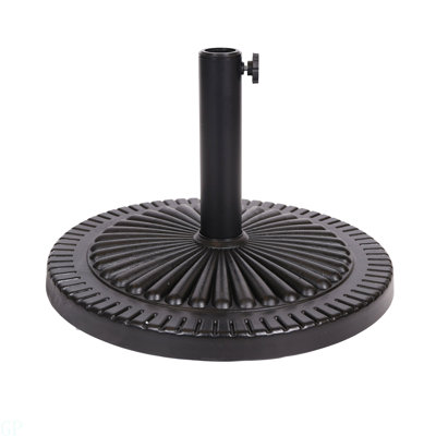 Base de parasol en résine noire (60506.00)