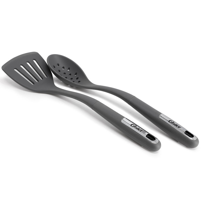 Ensemble de 2 cuillères à égoutter en silicone Oster Ridgecrest