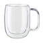 ZWILLING Sorrento Plus Double Wall Glass Coffee Mugs, Insulated Coffee Mug, Clear
