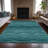 Machine Washable Indoor/Outdoor Xhevrie Turquoise Rug-111825320