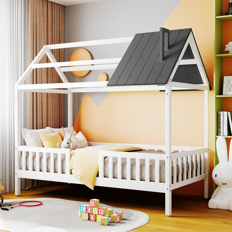Lit plateforme 71,33 po Yesenio, Blanc