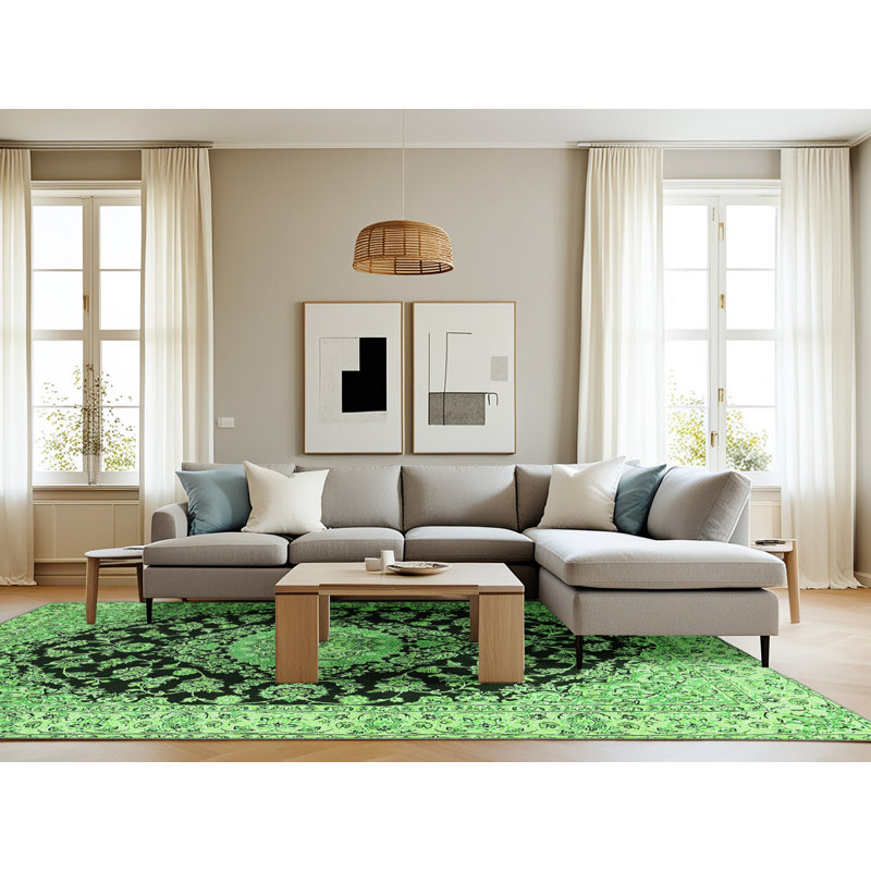 Tapis verts Traditional 727, Rectangle 8 pi x 10 pi
