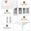Guadelupe 114cm Sideboard