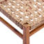 Ensemble de salle à manger de patio en bois d'acacia 7 pièces avec table extensible Hapeville