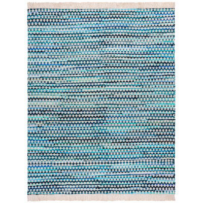 Montauk 538 Hand Woven Cotton Geometric Shapes Rug