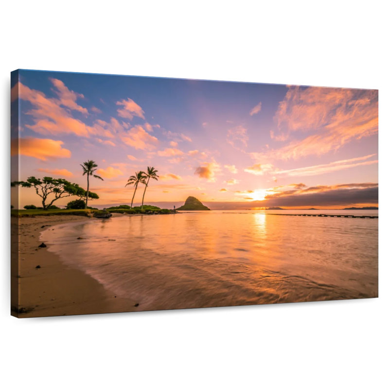 Coucher de soleil tropical Gillard Hawaii, H 30 po x l 45 po