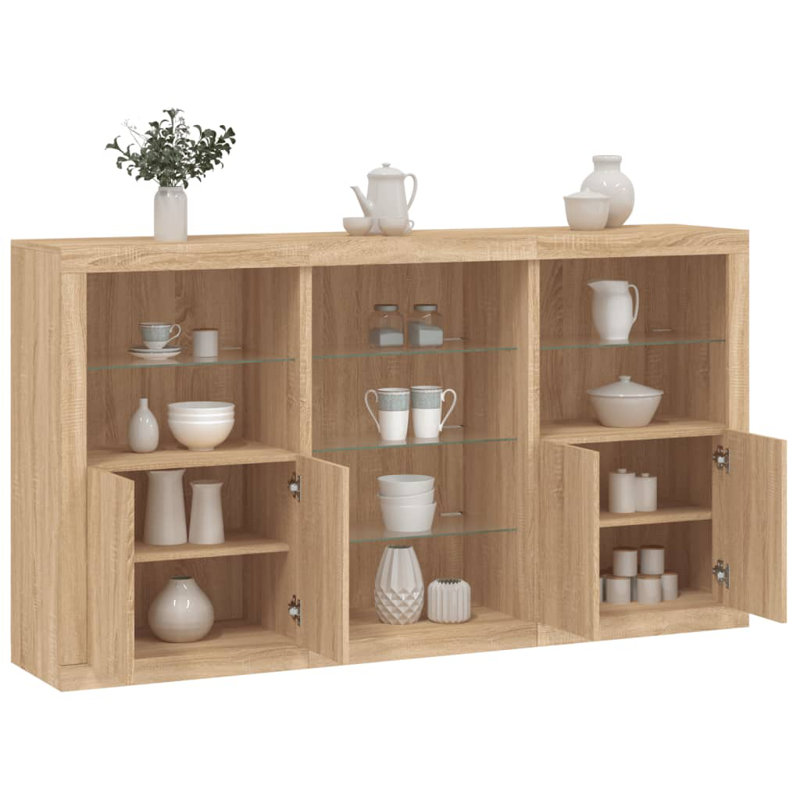 Badea 181.5cm Sideboard, Sonoma Oak