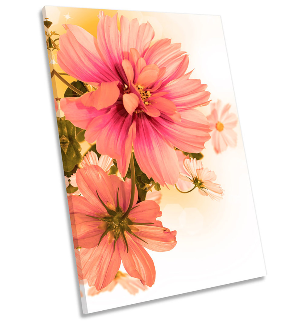 Floral Botanical Flowers Framed CANVAS WALL ART Print Picture