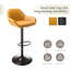 Tabouret de bar rotatif à hauteur ajustable Bruckner-166454759