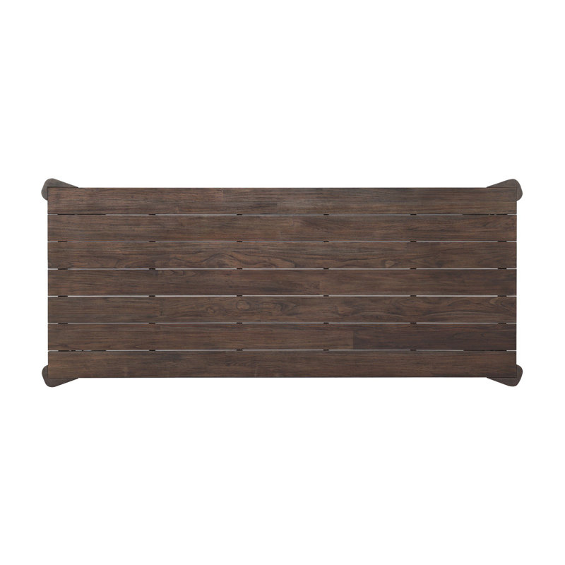 Soho Outdoor Dining Table-106"-Stained Saddle Brown