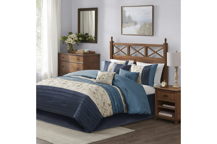 Raheem Floral 7 Piece Comforter Set