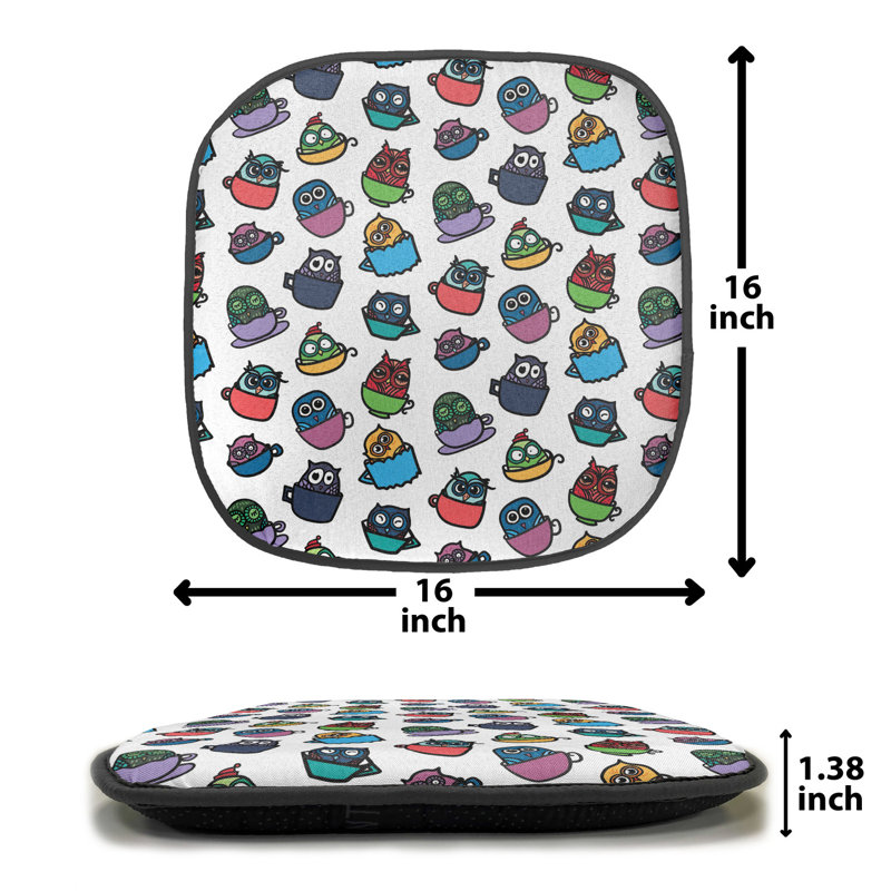 Outdoor 1.38'' Dining Chair Seat Cushion