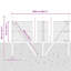 Vidaxl Fence With Posts PVC-Coated Steel-116798005-116798008