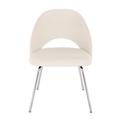 Sandy Blue Chrome Chair