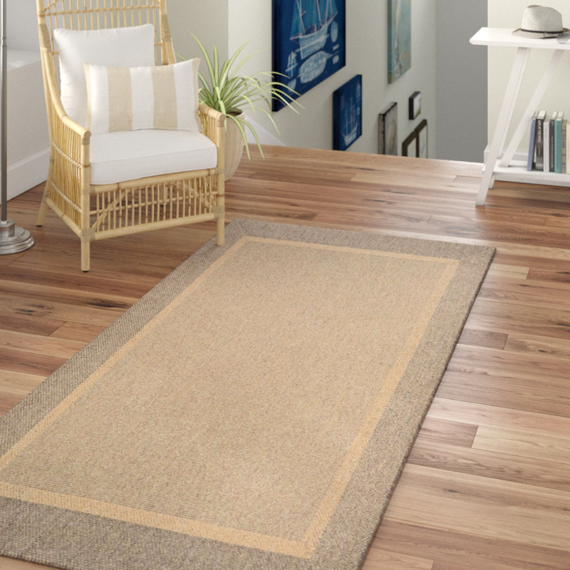 Mikaeel Flatwoven Indoor Outdoor Area Rug, Runner 2'3" x 11'9", Coffee/Natural