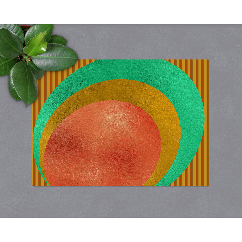 Nasrullah Hard Floor Rectangular Chair Mat, 70 x 100cm