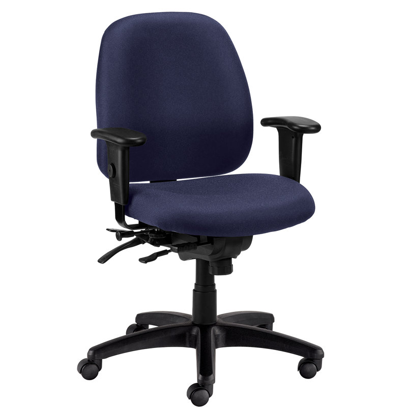 Chaise de travail Arleta, Bleu marine
