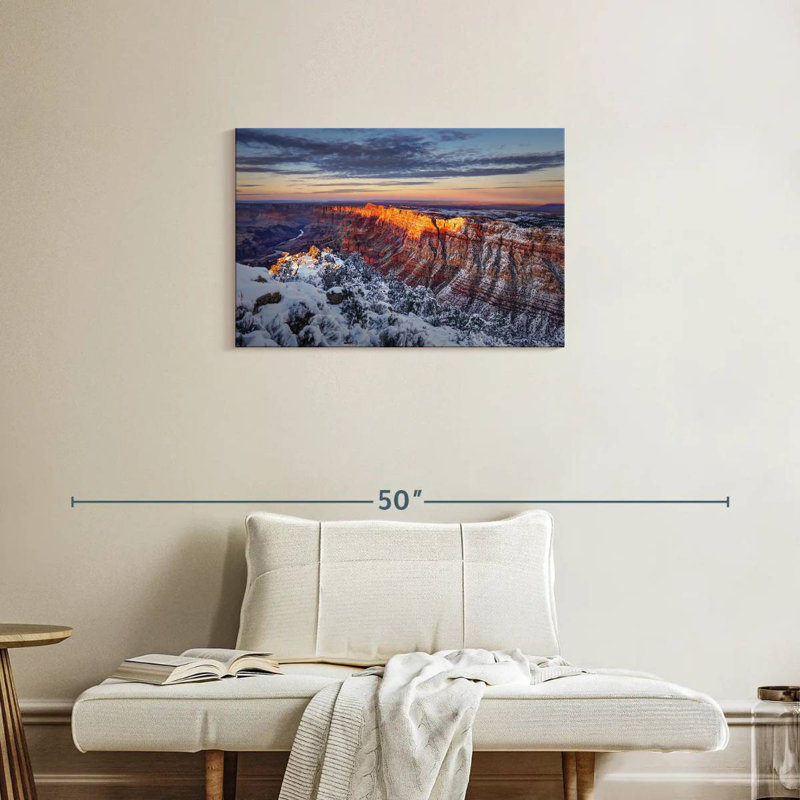 Alvord Grand Canyon en hiver, H 20 po x l 30 po
