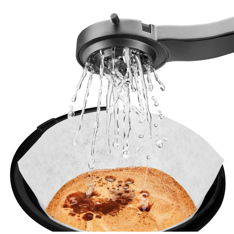 KitchenAid 12 Cup Drip Coffee Maker with Spiral Showerhead, Gray