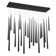 Cascade 23 - Light Dimmable Tiered Chandelier