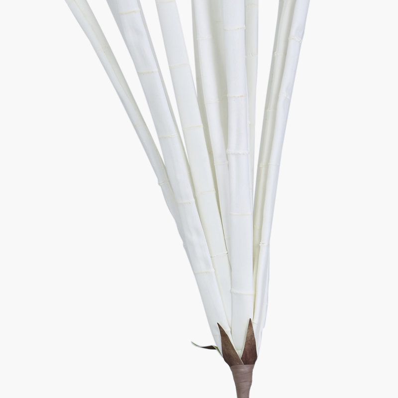 Foam Bamboo Arrangement, White