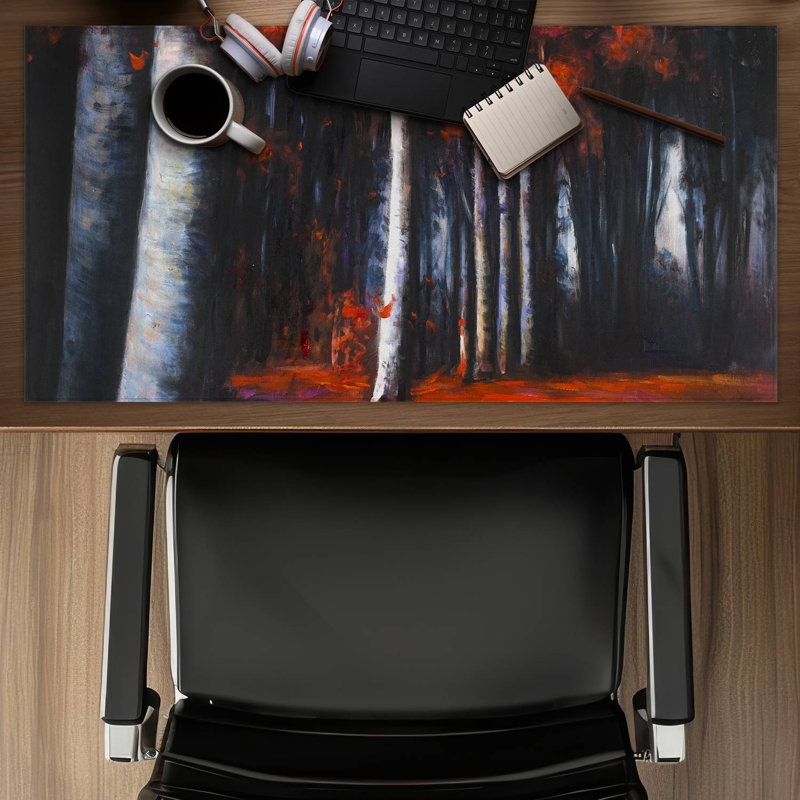 Mysterious forest - 15.75"x31.50" Desk mat