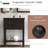 Narrow Console Table, Slim Sofa Table With Three Storage Drawers And Bottom Shelf For Living Room, Easy Assembly-1520459617