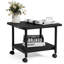 49cm W Metal Shelving Unit with Wheels
