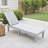 Alizay 74" Long Outdoor Resin Reclining Chaise Lounge-757923972-751297796