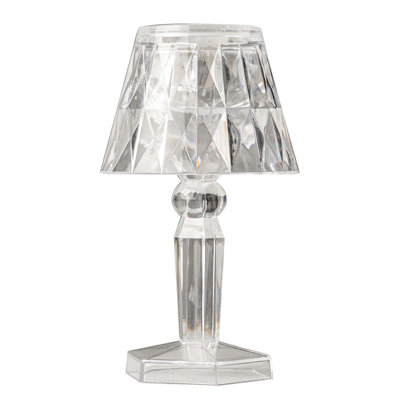 Lampe de chevet en cristal avec veilleuse