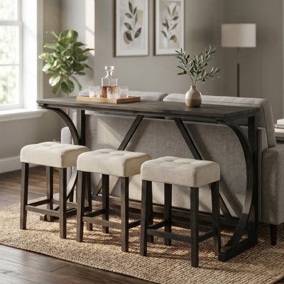 Jallen 4-Piece Counter Height Dining Table Set