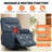 KORSER Power Lift Recliner, Electric Lift Chair With Heated Vibration Massage, Cup Holders, Side Pockets-654650392