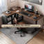 Bureau de coin électrique moderne en L moderne et minimaliste-1243133614