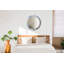 Huldar Glass Flat Wall Mirror