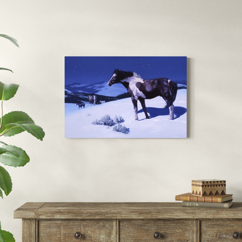 " Painted Night " Painting Print, 20" H x 30" W x 1.25" D